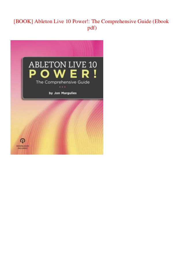 ableton live 10 pdf manual free download